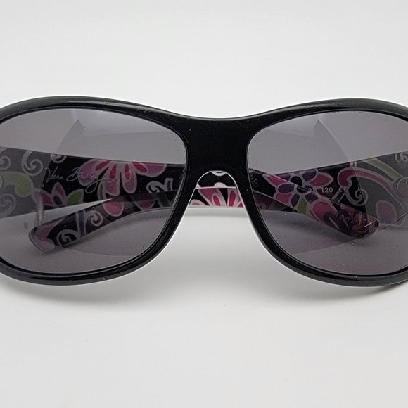 *SOLD* Vera Bradley Holly 023 Purple Punch Black Frame Grey Lens Sunglasses - Picture 14 of 16